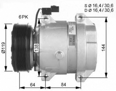 NRF 32483g -  Компрессор, кондиционер