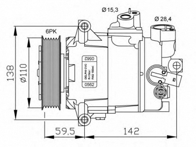 NRF 32500g -  Компрессор, кондиционер