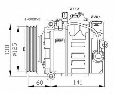 NRF 32509g -  Компрессор, кондиционер