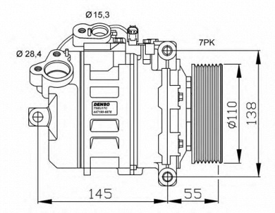 NRF 32524g -  Компрессор, кондиционер