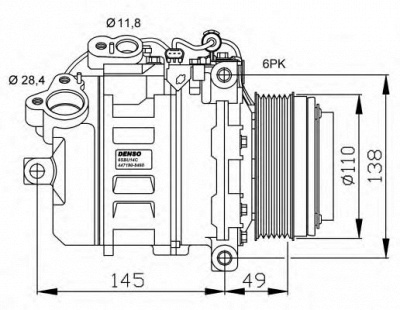 NRF 32533g -  Компрессор, кондиционер