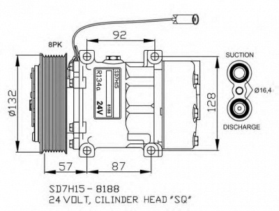 NRF 32733g -  Компрессор, кондиционер