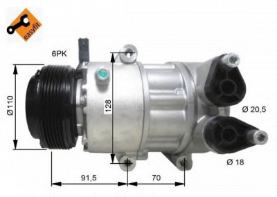 NRF 32812 -  Компрессор, кондиционер