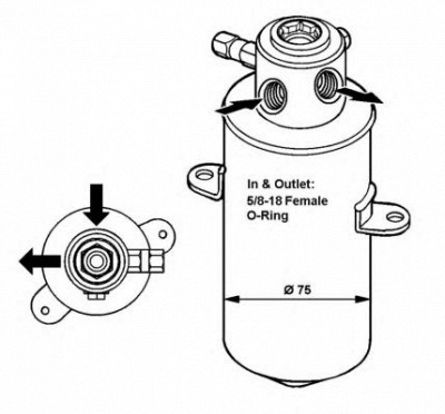 NRF 33033 -  Осушитель, кондиционер