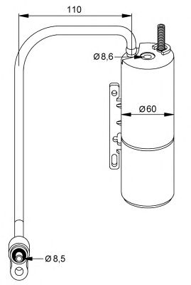 NRF 33309 -  Осушитель, кондиционер