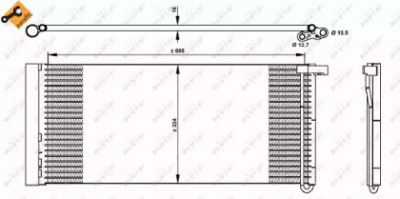 NRF 350331 -  Конденсатор, кондиционер