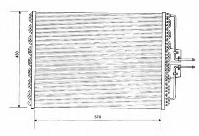 NRF 35162 -  Конденсатор, кондиционер