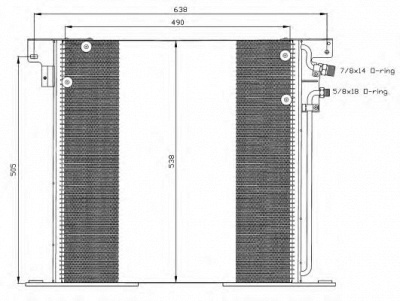 NRF 35305 -  Конденсатор, кондиционер