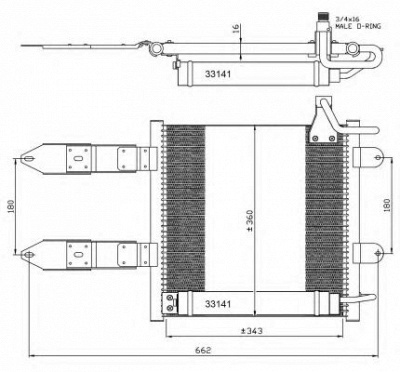 NRF 35367 -  Конденсатор, кондиционер