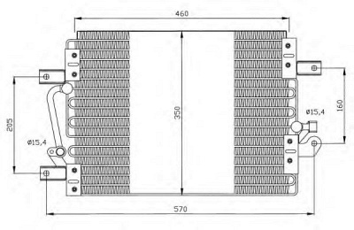 NRF 35506 -  Конденсатор, кондиционер