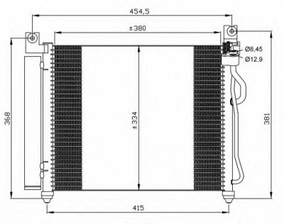 NRF 35569 -  Конденсатор, кондиционер