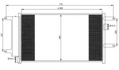 NRF 35751 -  Конденсатор, кондиционер