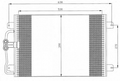 NRF 35832 -  Конденсатор, кондиционер