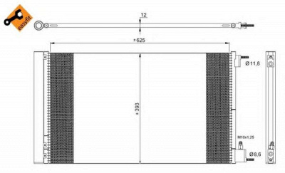 NRF 35912 -  Конденсатор, кондиционер