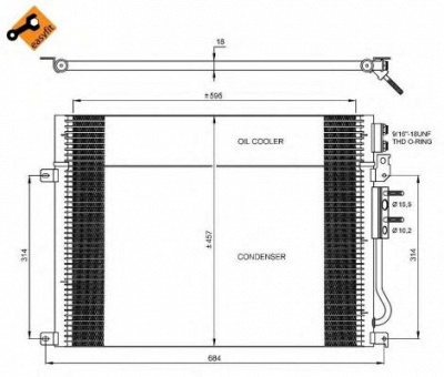 NRF 35920 -  Конденсатор, кондиционер