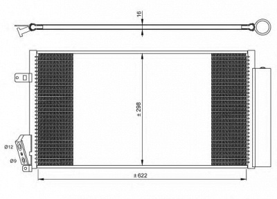 NRF 35940 -  Конденсатор, кондиционер
