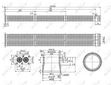 NRF 48103 -  Радиатор, рециркуляция ОГ