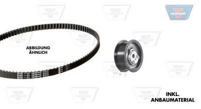 OPTIBELT kt1021 -  Комплект ремня ГРМ