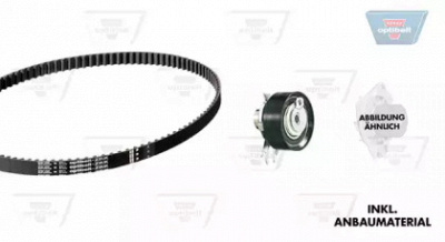 OPTIBELT kt1034w2 -  Водяной насос + комплект зубчатого ремня
