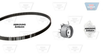 OPTIBELT kt1252w1 -  Водяной насос + комплект зубчатого ремня