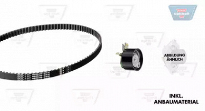 OPTIBELT kt1368w1 -  Водяной насос + комплект зубчатого ремня