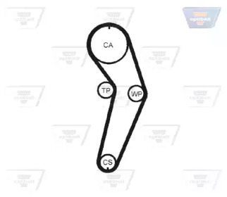 OPTIBELT kt1598 -  