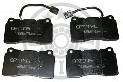 OPTIMAL 12214 -  Комплект тормозных колодок, дисковый тормоз