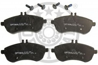 OPTIMAL 12387 -  Комплект тормозных колодок, дисковый тормоз