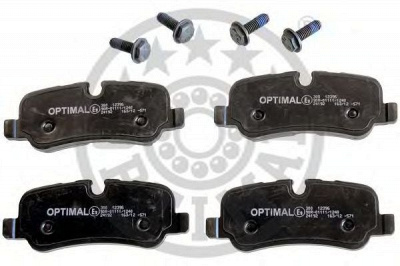 OPTIMAL 12396 -  Комплект тормозных колодок, дисковый тормоз