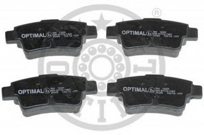 OPTIMAL 12431 -  Комплект тормозных колодок, дисковый тормоз