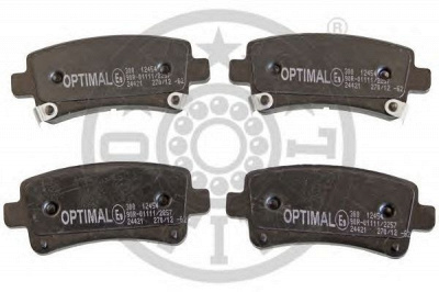 OPTIMAL 12454 -  Комплект тормозных колодок, дисковый тормоз