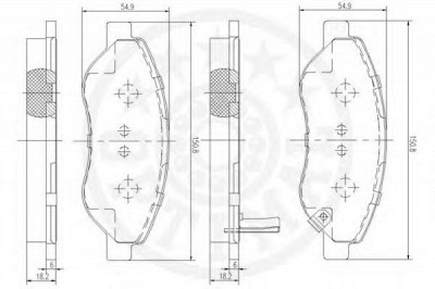 OPTIMAL 12471 -  Подшипник качения, опора стойки амортизатора