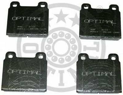 OPTIMAL 2110 -  Комплект тормозных колодок, дисковый тормоз