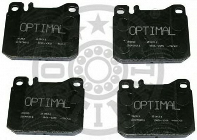 OPTIMAL 2301 -  Комплект тормозных колодок, дисковый тормоз