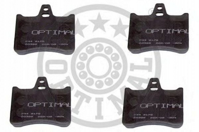 OPTIMAL 9175 -  Комплект тормозных колодок, дисковый тормоз