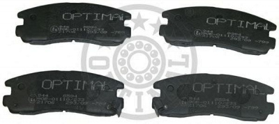 OPTIMAL 9594 -  Комплект тормозных колодок, дисковый тормоз