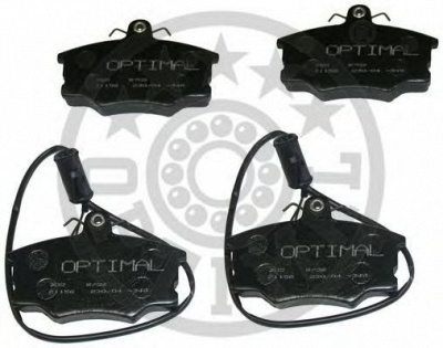 OPTIMAL 9702 -  Комплект тормозных колодок, дисковый тормоз
