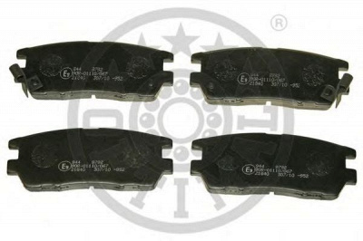OPTIMAL 9792 -  Комплект тормозных колодок, дисковый тормоз