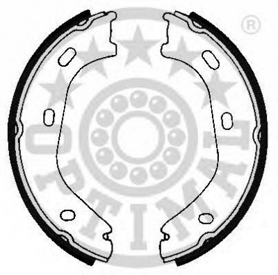 OPTIMAL bb0580 -  Комплект тормозных колодок