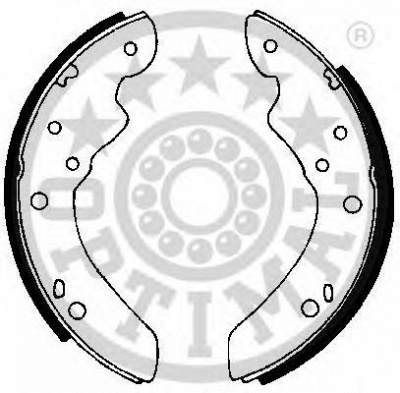OPTIMAL bb2141 - Комплект тормозных колодок