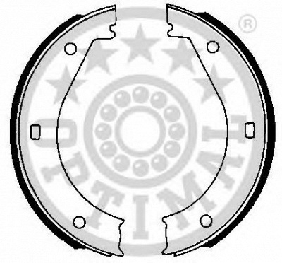 OPTIMAL bb4040 -  Комплект тормозных колодок