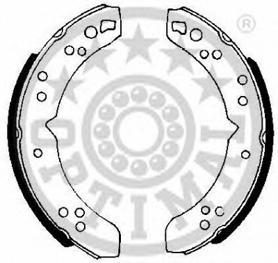 OPTIMAL bb6210 -  Комплект тормозных колодок