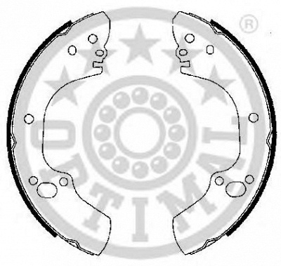 OPTIMAL bb7245 -  Комплект тормозных колодок