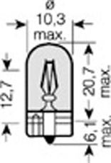 OSRAM 282702b -  Лампа накаливания, Original Line WY5W 12В 5Вт, 2шт