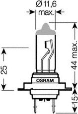 OSRAM 64210cbi -  Лампа накаливания, COOL BLUE INTENSE H7 12В 55Вт, 1шт