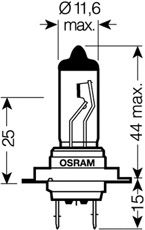 OSRAM 64210nbu01b -  Лампа накаливания, фара дальнего света; Лампа нака