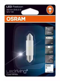 OSRAM 6436cw01b -  Лампа светодиодная, LED technology SV8,5-8В 0,5Вт,1шт