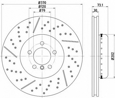 PAGID 65140 - Тормозной диск