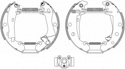 PAGID r0160 - Комплект тормозных колодок