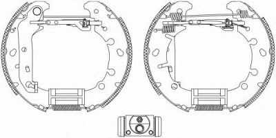PAGID r1185 - Комплект тормозных колодок